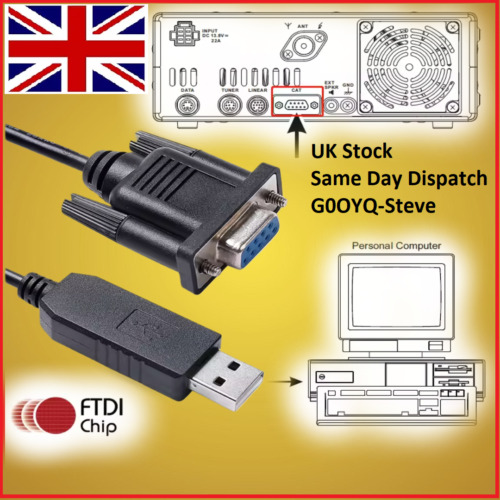 Usb chat câble pour yaesu - câble,